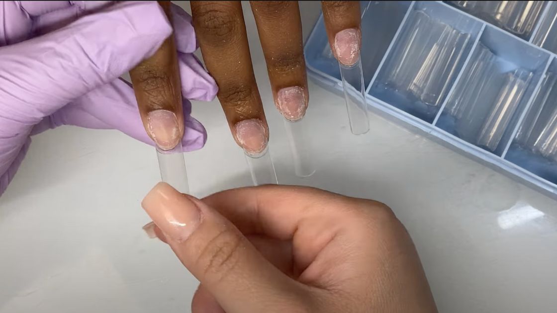 The Acrylic Nail Application Process