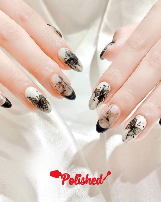 Ethereal Ink Blossom French