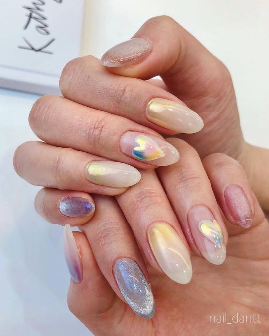 Nail Dantt Ethereal Opal Romance — enchanting valentine’s day nail look