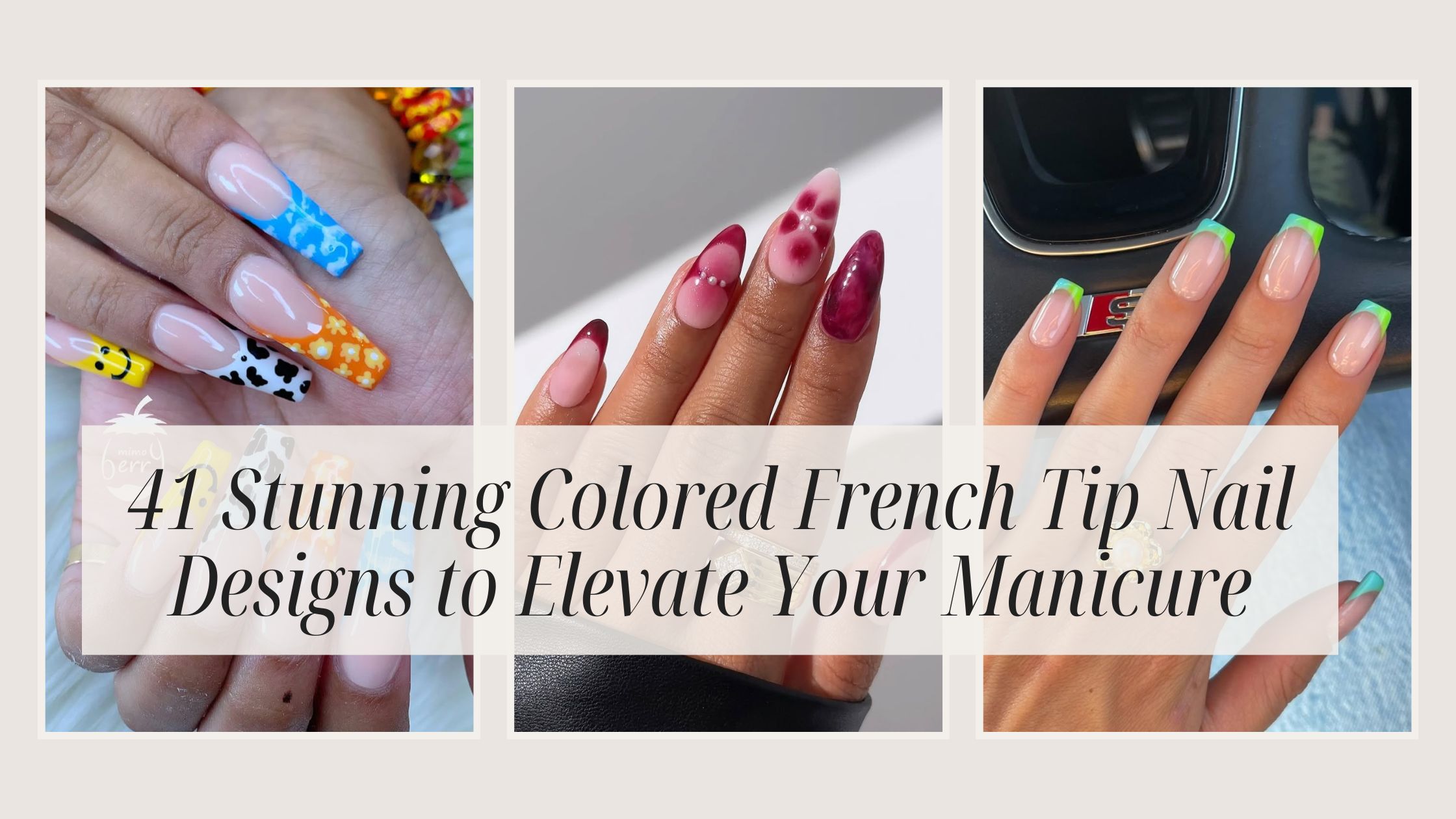 41 Stunning Colored French Tip Nail Designs to Elevate Your Manicure
