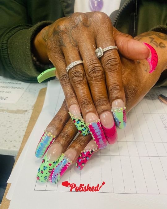 Neon Tie-Dye and Leopard Print