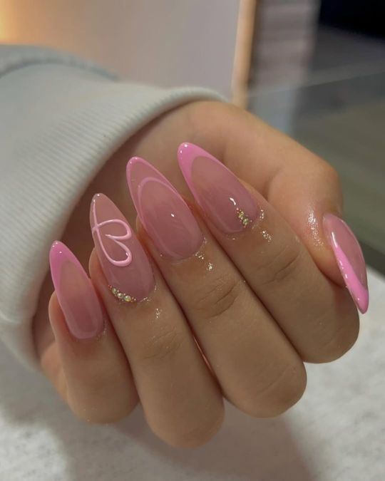Blush Pink French Tips