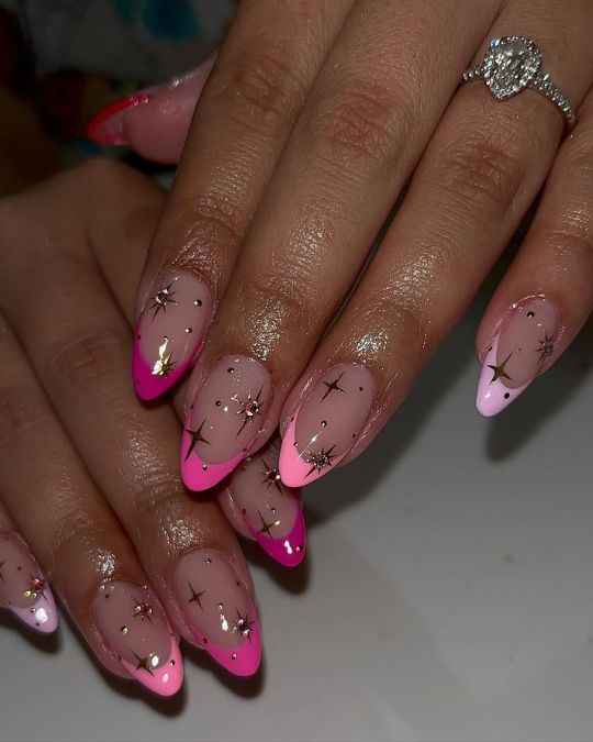 Starry Night Pink Tips