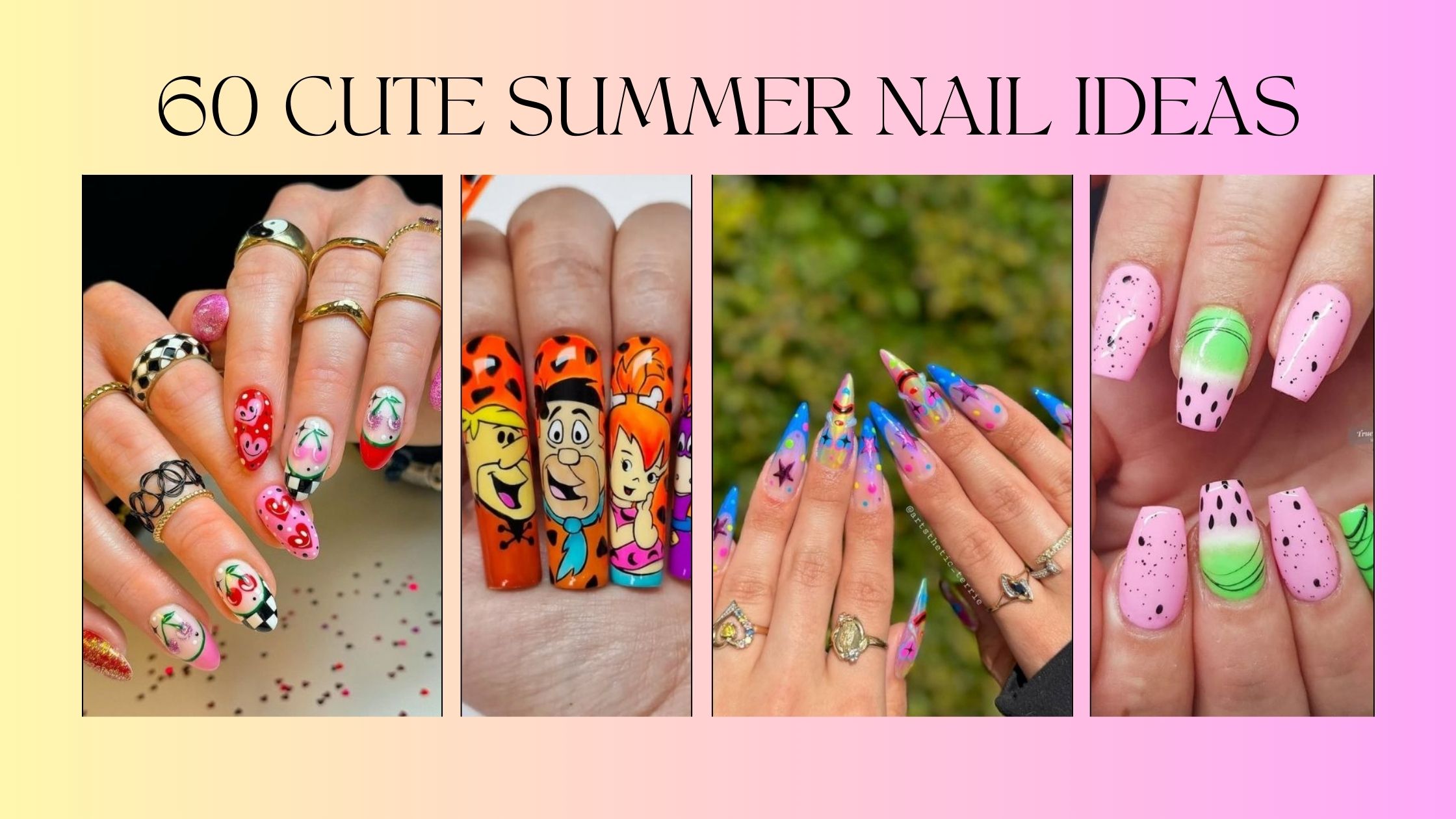 60 Cute Summer Nail Ideas to Brighten Your Look