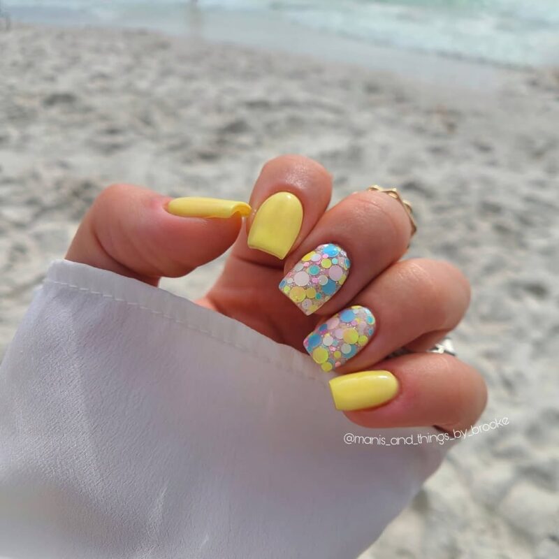 Manis And Things By Brooke Springtime Sprinkles — instagram-worthy easter nail art look