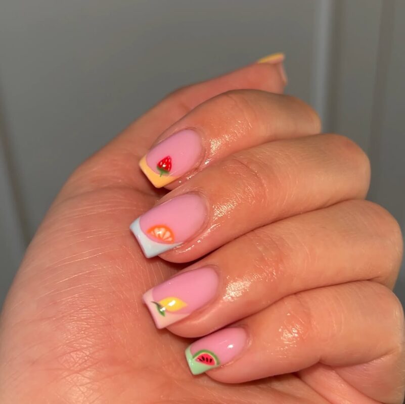 Taylorjadenails Pastel Fruity Minimalism — dreamy pastel nails style