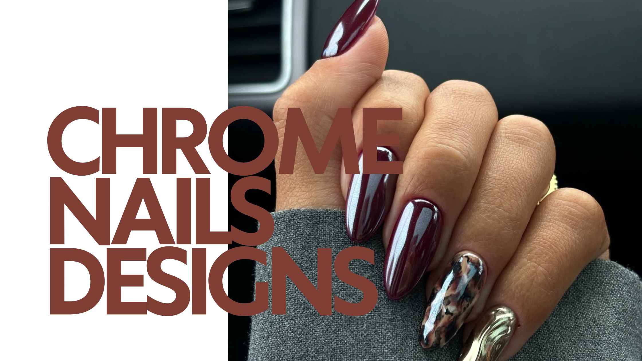 43 Chrome Nails Designs That Shine Like a Mirror