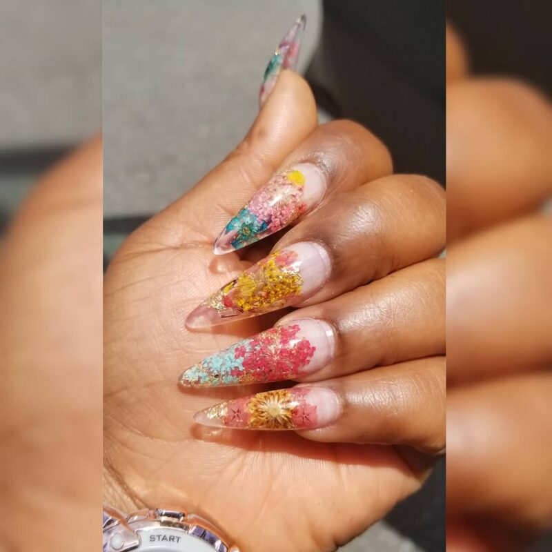 Eternal Floral Memory — featured adorable mother&#8217;s day nail art