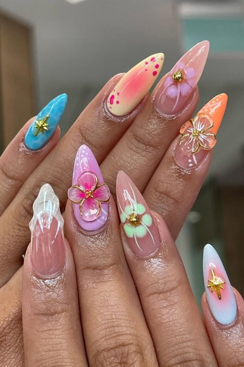 Springtime Nail Garden