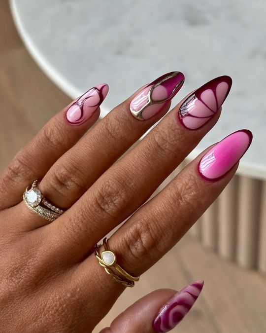 Pink Graphic Elegance
