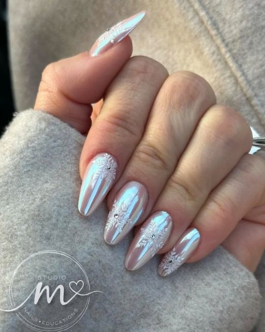 Winter Wonderland Nail Art