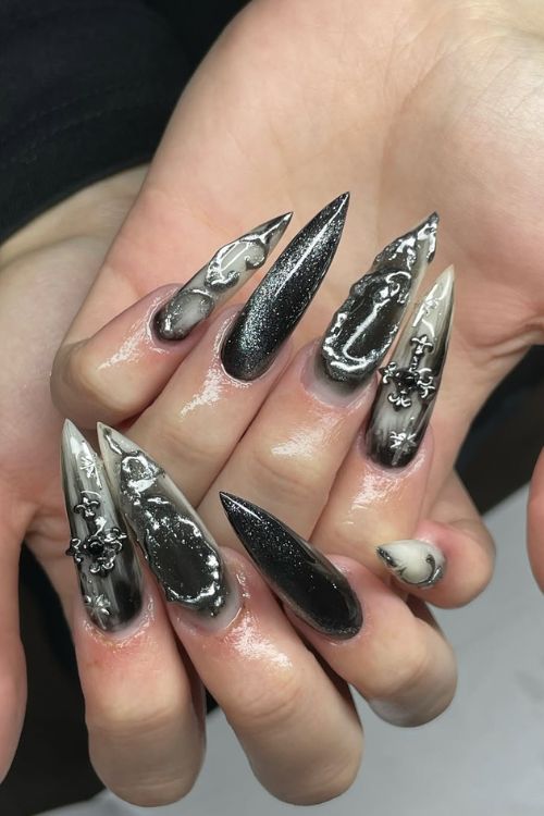 Dark Elegance Stilettos