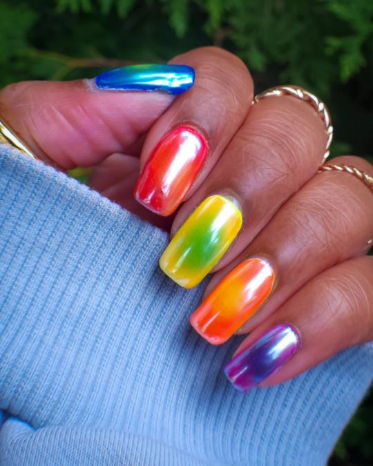 Metallic Rainbow Energy