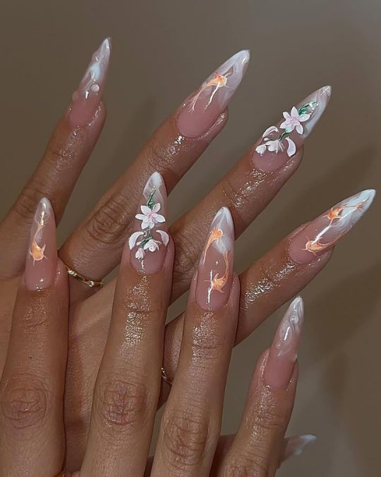Soft Bloom Nails