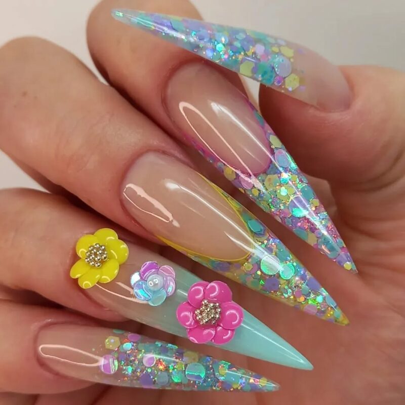 Nails By Lucy Rossington Candy Confetti Fantasy — featured prom nails: picture-perfect