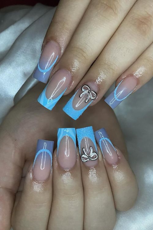 Baby Blue Elegance