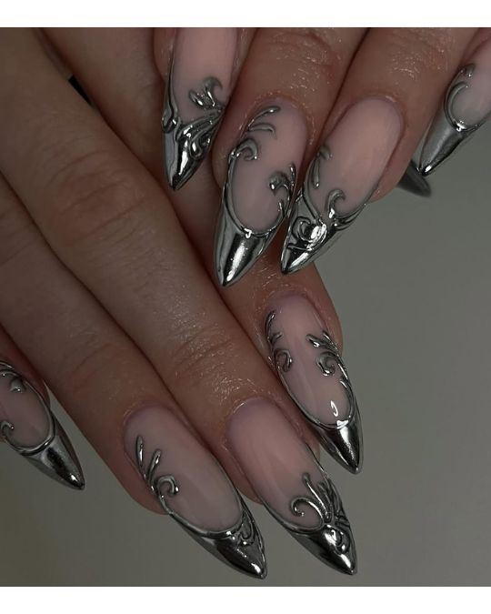 Royal Silver Scrollwork