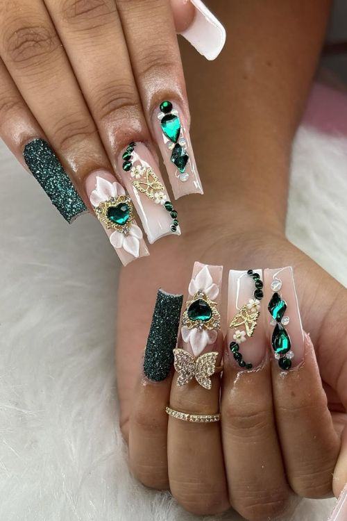 Emerald Glam Statement
