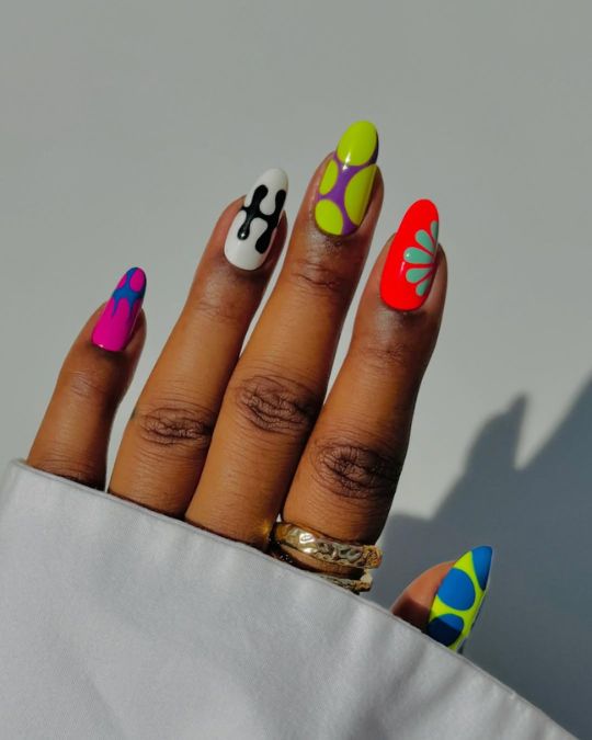 Mismatched Neon Masterpiece