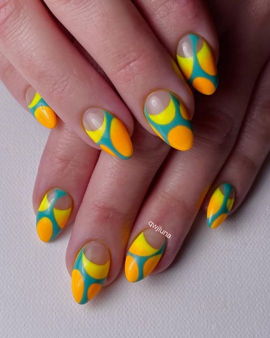 Retro Citrus Swirl