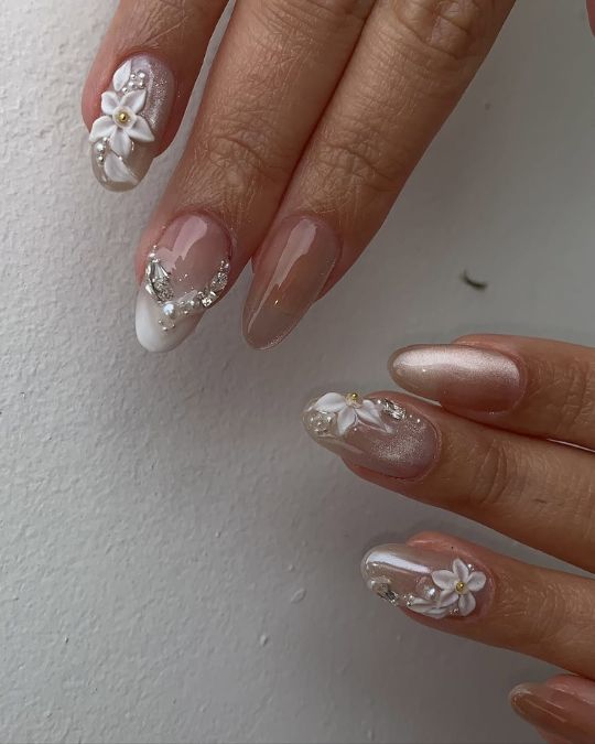 Sculpted Floral Embellishments