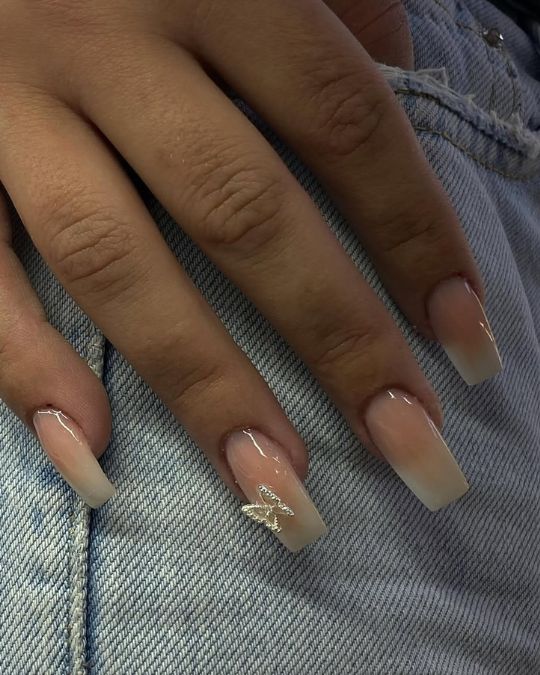 Classy Nude Ombre Elegance