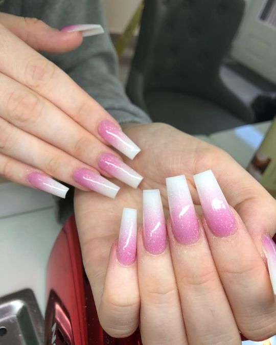 Classic Pink Ombre Length