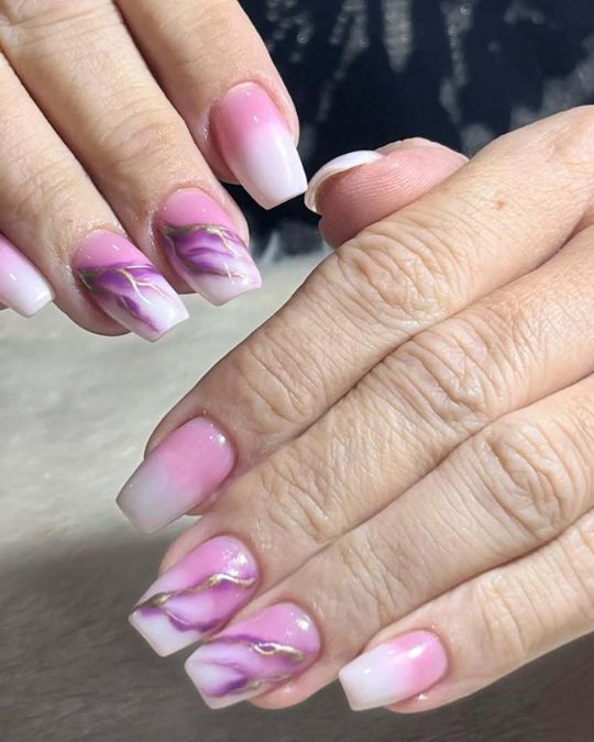 Marble Pink Ombre Magic